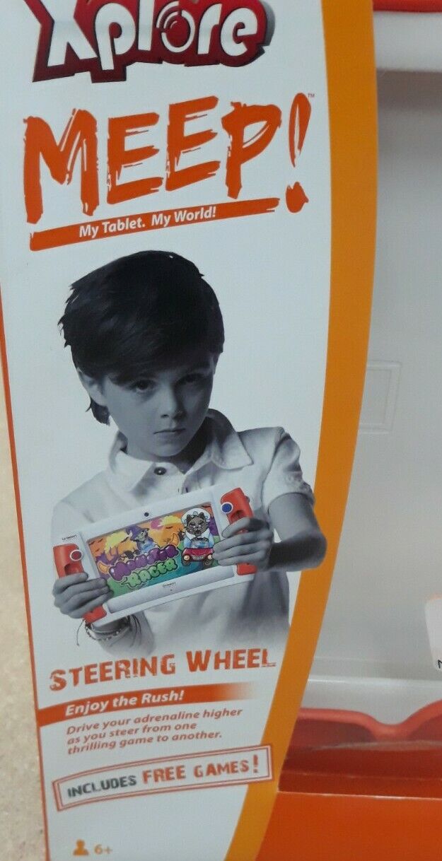 Oregon Scientific MEEP Xplore Steering Wheel Accessory Games For Meep Tablet New - Fresh Stock Dated February 2026