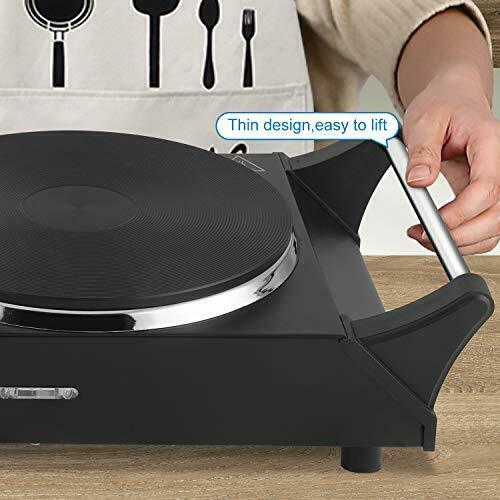 Techwood Hot Plate Electric Single Burner 1800W Portable Burner for Cooking - Fresh Stock Dated December 2025