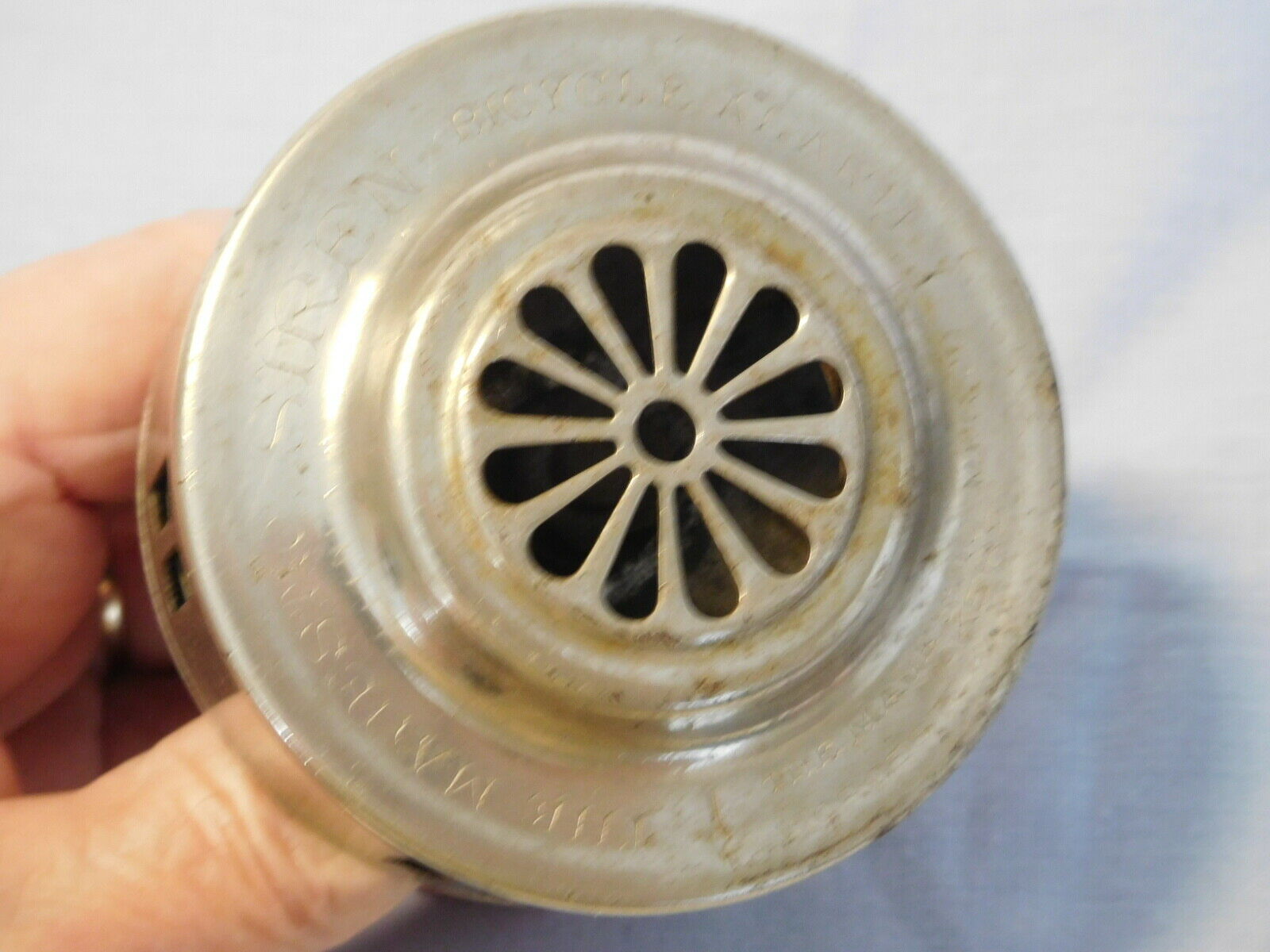 Antique Majestic Siren Bicycle Alarm by Majestic Mfg. Worcester Mass - Fresh Stock Dated December 2025