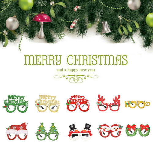 Christmas Santa Claus Glasses Eyeglasses Spectacles Party Decoration Props Gifts - Fresh Stock Dated December 2025