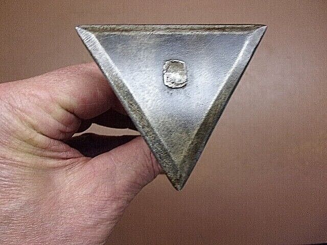 Vintage Wood Handled Triangular Paint/Furniture Scraper Tool 8 3/4