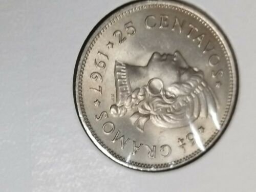 25 Centavos 1967 Dominican Repúblic  high grade! - Fresh Stock Dated December 2025