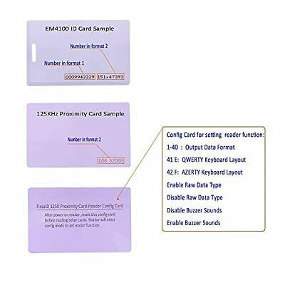 RFID Reader 125KHz Reader Reads Both 1326 Family Proximity Cards & EM4100 ID - Fresh Stock Dated February 2026