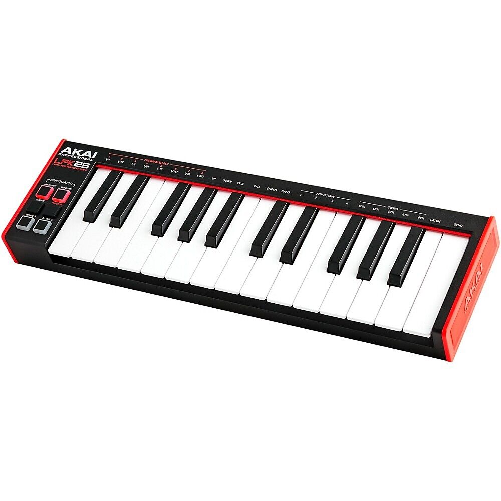 Akai Professional LPK25 MK2 25-Key USB-MIDI Keyboard Controller - Fresh Stock Dated February 2026