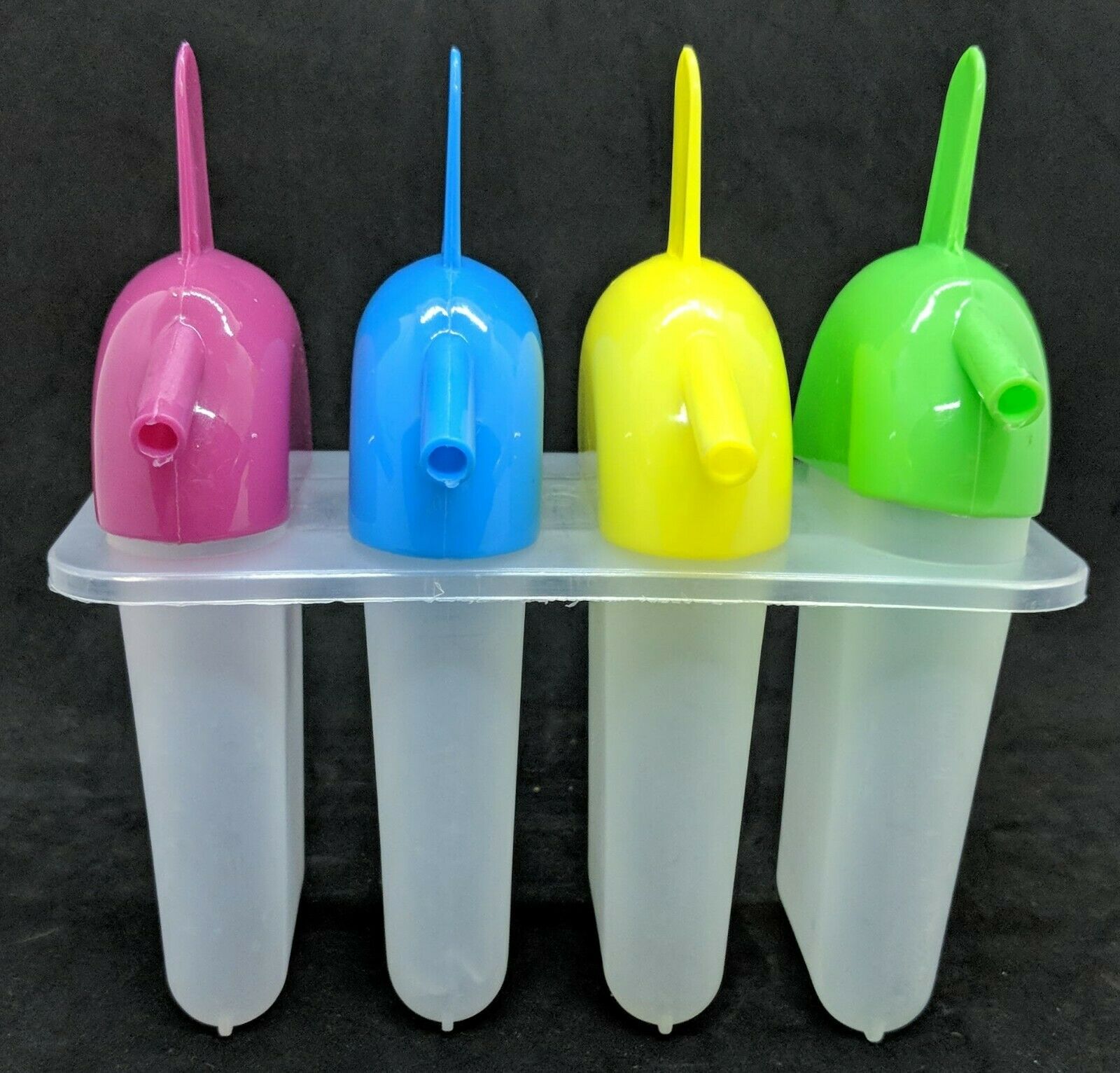 Vintage Popsicle Ice Pop Sipper Molds-1 Set of 4 - Fresh Stock Dated February 2026