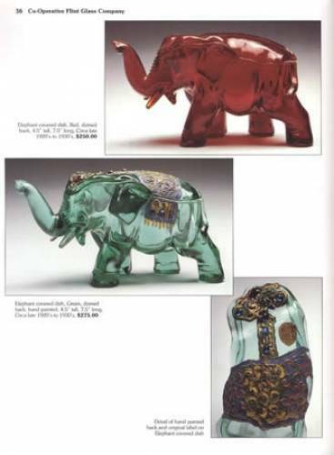Vintage Glass Elephants Collector Guide 1880s Up incl Fenton Fostoria & Others - Fresh Stock Dated December 2025