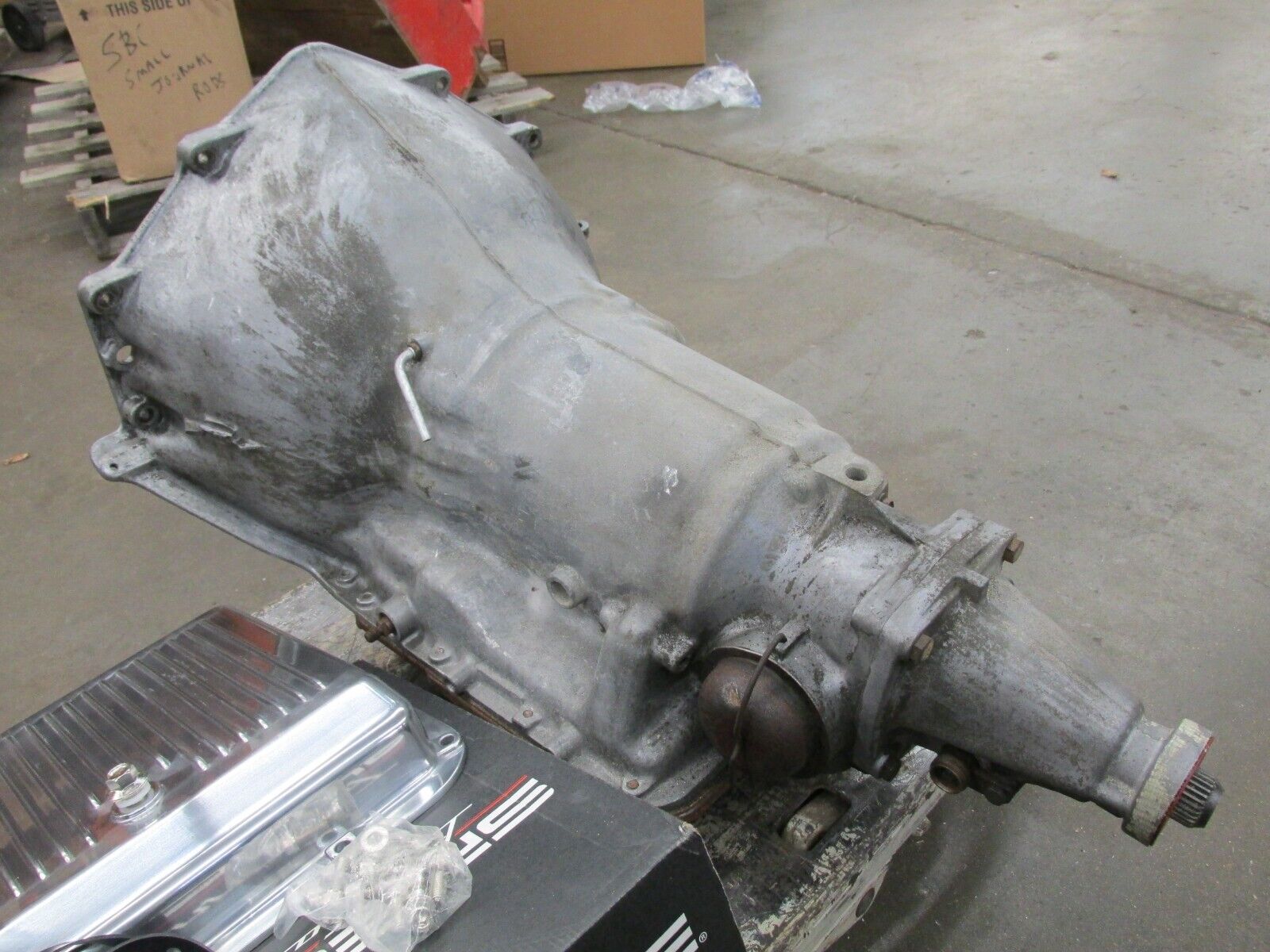 Rebuilt TH350 Turbo 350 Transmission w/ TCI Sat. Night Special Converter 241500 - Fresh Stock Dated February 2026