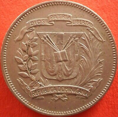 DOMINICAN REPUBLIC 25 CENTAVOS 1974 Dominicana Dominikanische Dominicaine Dom Rp - Fresh Stock Dated December 2025