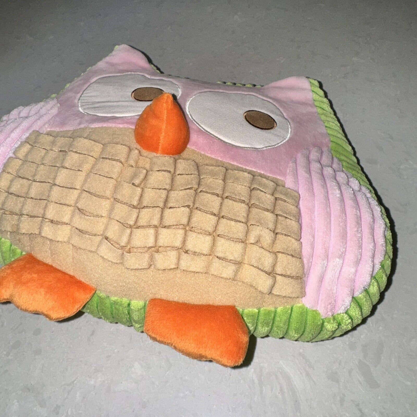 Owl Pillow, stuffed owl, kids bedding, Circo Brand - Fresh Stock Dated February 2026