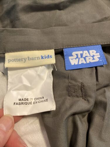 Pottery Quilted Barn Kids Star Wars Euro Size Pillow Sham New 26x26 Blue & Gray - Fresh Stock Dated December 2025