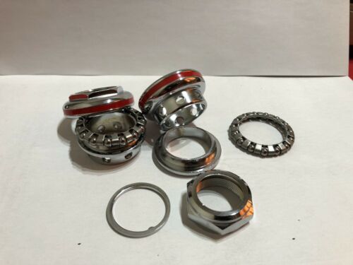 NOS ORIGINAL 80's YST OR TANGE MX3 HEADSET RED CHROME CHROMOLY OLD SCHOOL BMX - Fresh Stock Dated December 2025