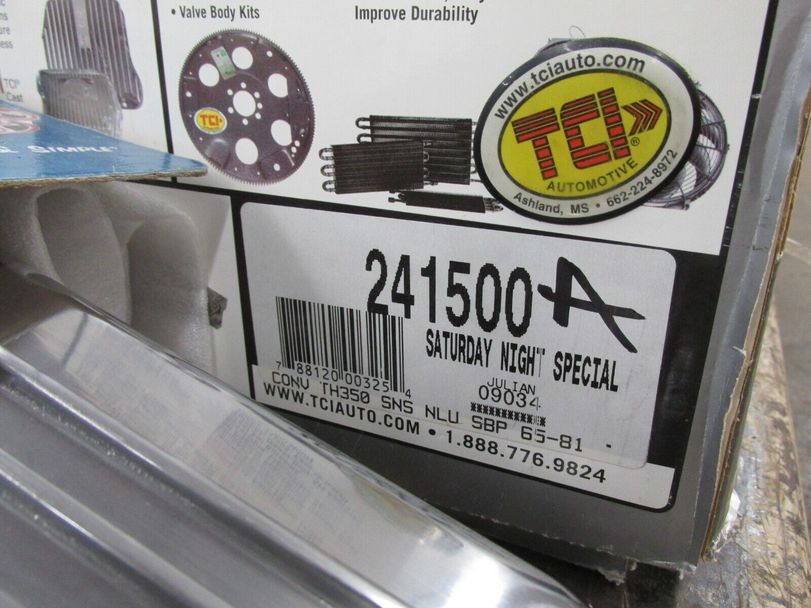 Rebuilt TH350 Turbo 350 Transmission w/ TCI Sat. Night Special Converter 241500 - Fresh Stock Dated February 2026