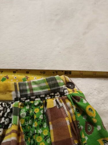 60’s True Vintage HIPPIE Patchwork Tiered Maxi Full Skirt SZ S Hand Sewn b3 - Fresh Stock Dated February 2026