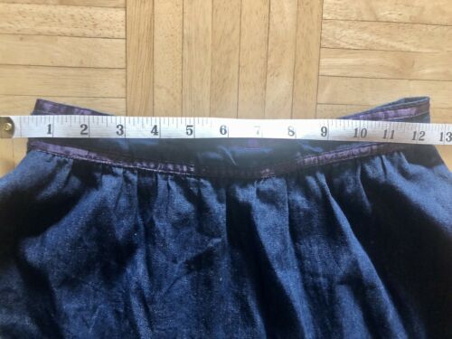 Gunne Sax Vintage Denim Prairie Skirt Pink Gingham Trim XS - Fresh Stock Dated February 2026