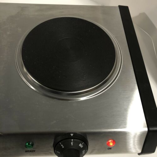 Cuisinart CB-60 Cast-Iron Double Burner, Heavy Duty, Silver - IT WORKS! - Fresh Stock Dated December 2025