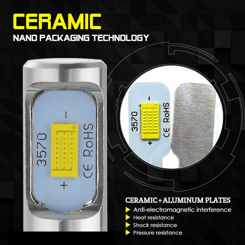 For Honda GL1500 Goldwing 1988-1997 LED Headlight Bulbs Replace 34901-MN5-003 US - Fresh Stock Dated February 2026