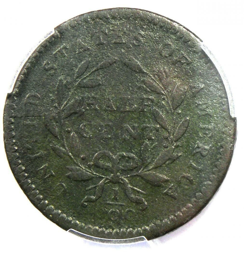 1794 Liberty Cap HALF CENT *PCGS Fine* C-7, 35-50 Known *FAST FREE SHIPPING!!! - Fresh Stock Dated February 2026