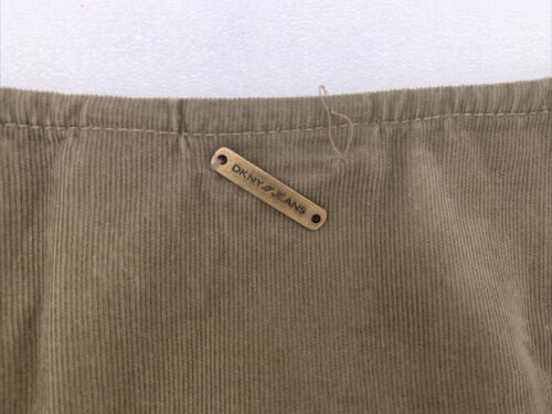 Vintage DKNY Jeans  Corduroy Skirt Size 2 Fit and Flare Olive Green - Fresh Stock Dated February 2026