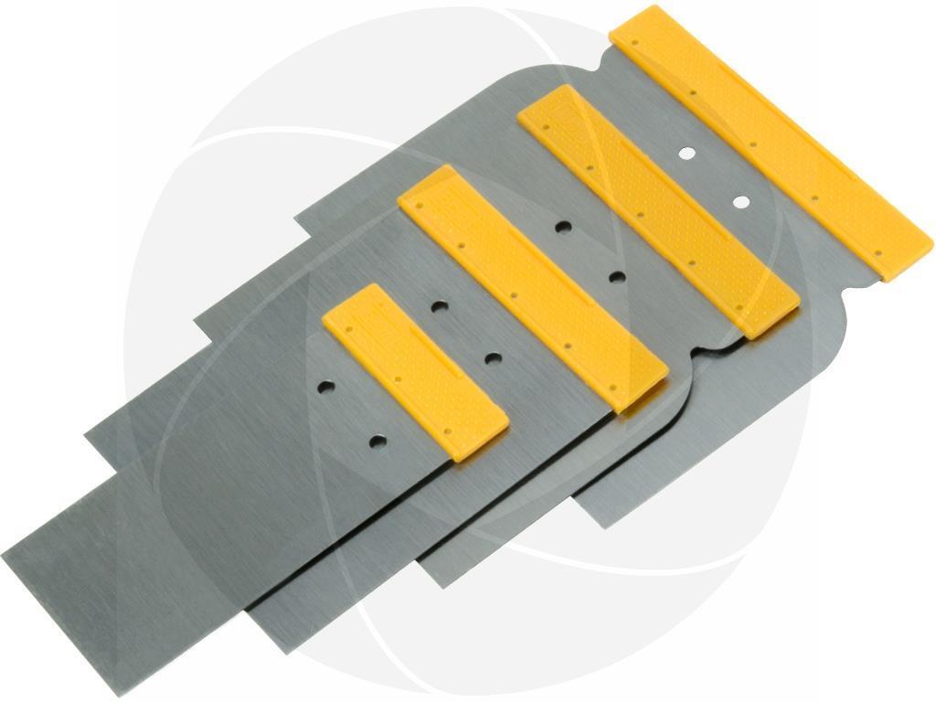 4pcs Scraper Set Steel Blades Putty Drywall Flexible Tapping Cleaning Knife - Fresh Stock Dated February 2026
