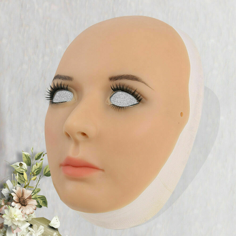 Music poet Soft Silicone Realistic Female Mask Feminizing Costume Crossdressing - Fresh Stock Dated February 2026
