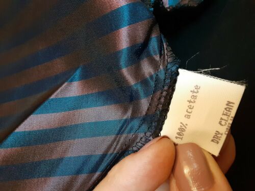 Retro Vintage Swing SZ M/L Taffeta Type Skirt w/Pockets Made in Canada - Fresh Stock Dated February 2026