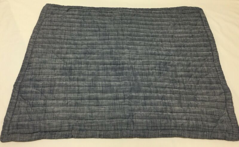 Pottery Barn PB Teen Classic Chambray Quilted Standard Sham - Fresh Stock Dated December 2025