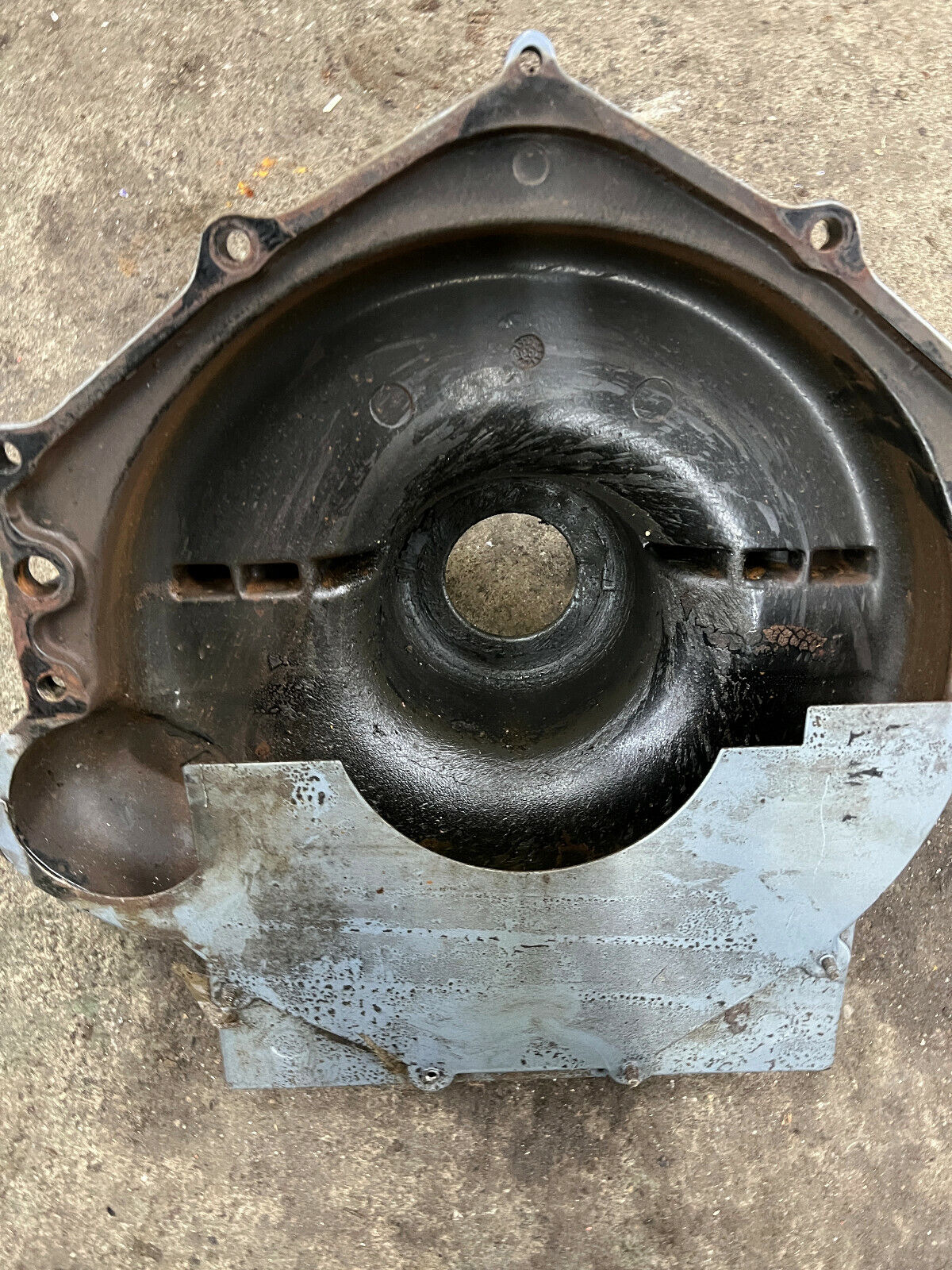 Yamaha Inboard 10-2811-O C  Flywheel Housing with Cover from V6 4.3L 6T8 - Fresh Stock Dated February 2026