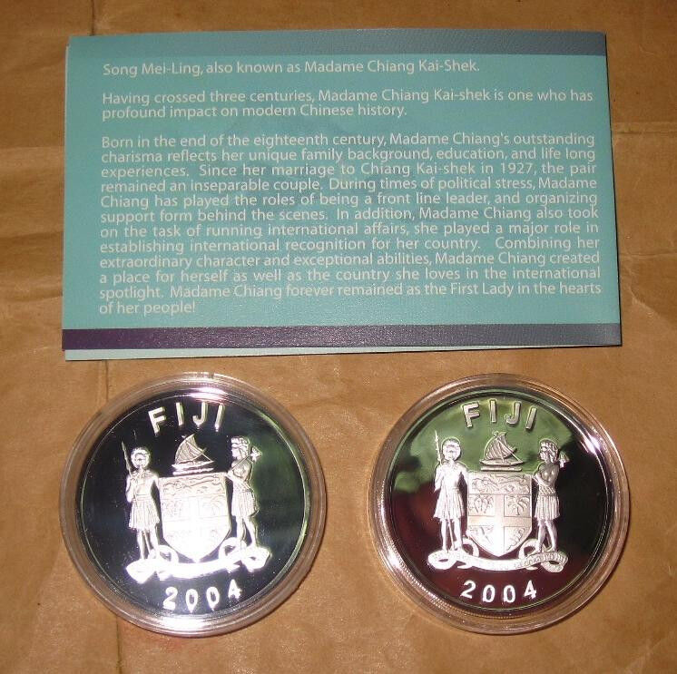 2004  Soong Mei-Ling 1897~2003 (Madame Chiang Kai-shek) Proof (PP)Silver Coin - Fresh Stock Dated February 2026