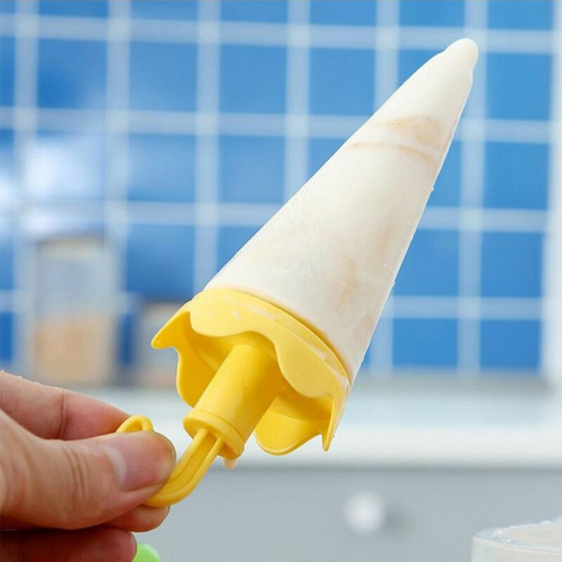 6PCS Umbrella Shape Ice Mold Maker Ice Cream Popsicle Mold Tray Reusable Plastic - Fresh Stock Dated February 2026