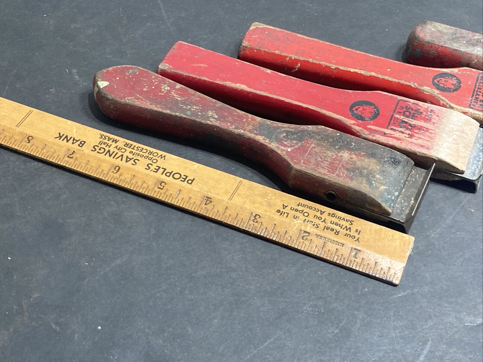 VINTAGE RED DEVIL PAINT SCRAPER LOT - Fresh Stock Dated February 2026