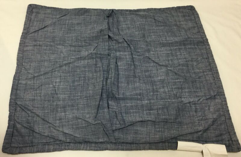 Pottery Barn PB Teen Classic Chambray Quilted Standard Sham - Fresh Stock Dated December 2025