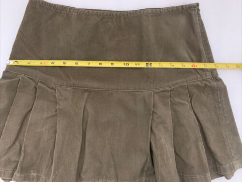 Vintage DKNY Jeans  Corduroy Skirt Size 2 Fit and Flare Olive Green - Fresh Stock Dated February 2026