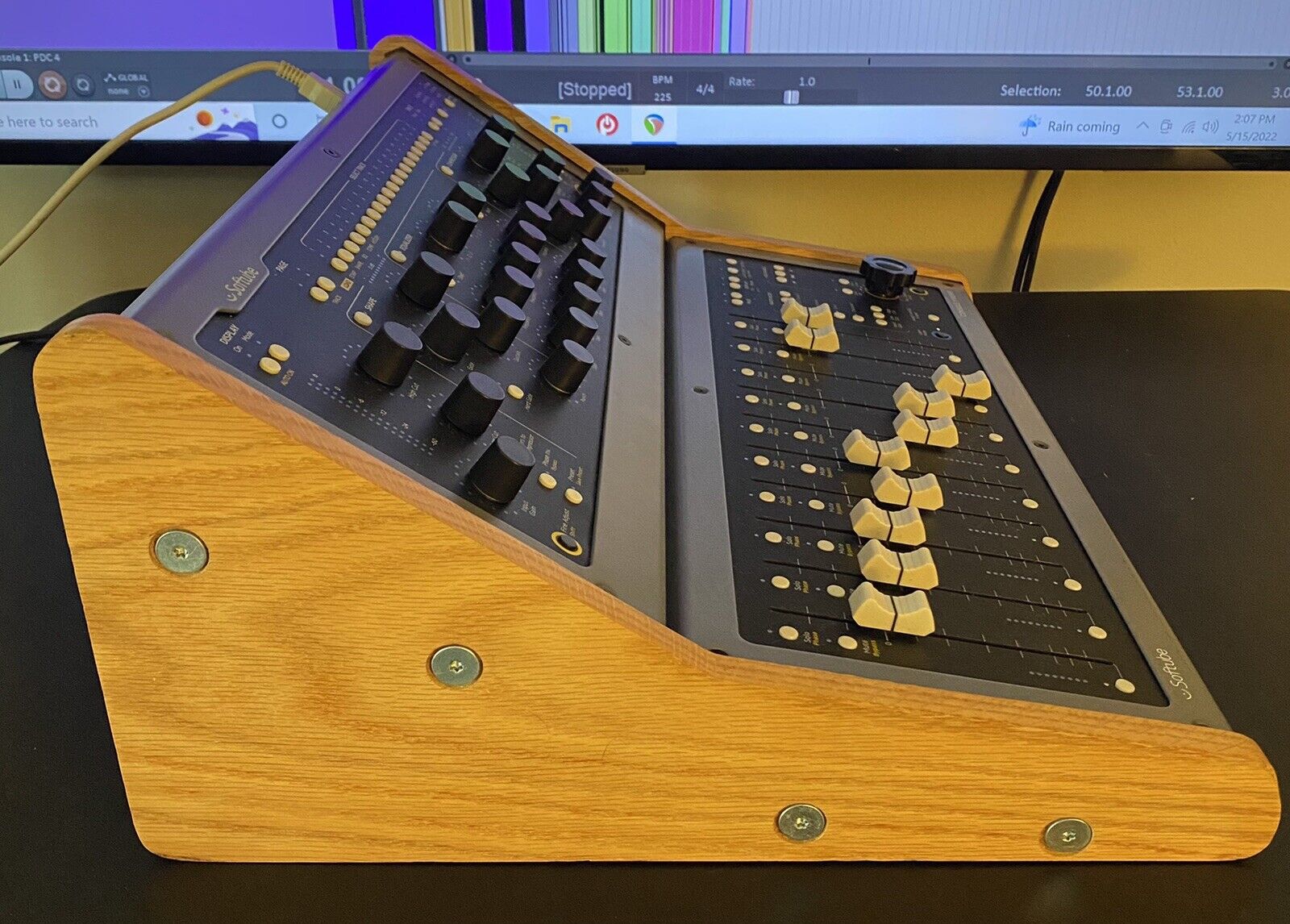 Softube Console 1 and Fader 1 with wooden stand - Fresh Stock Dated December 2025