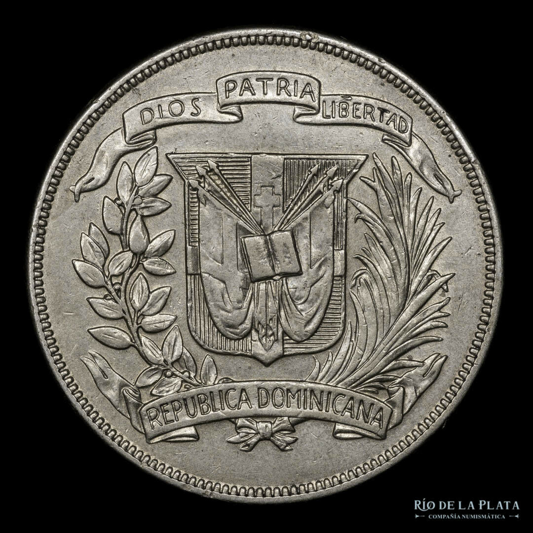 .: Rep. Dominicana 1 Peso 1939 - Very Scarce :. - Fresh Stock Dated December 2025