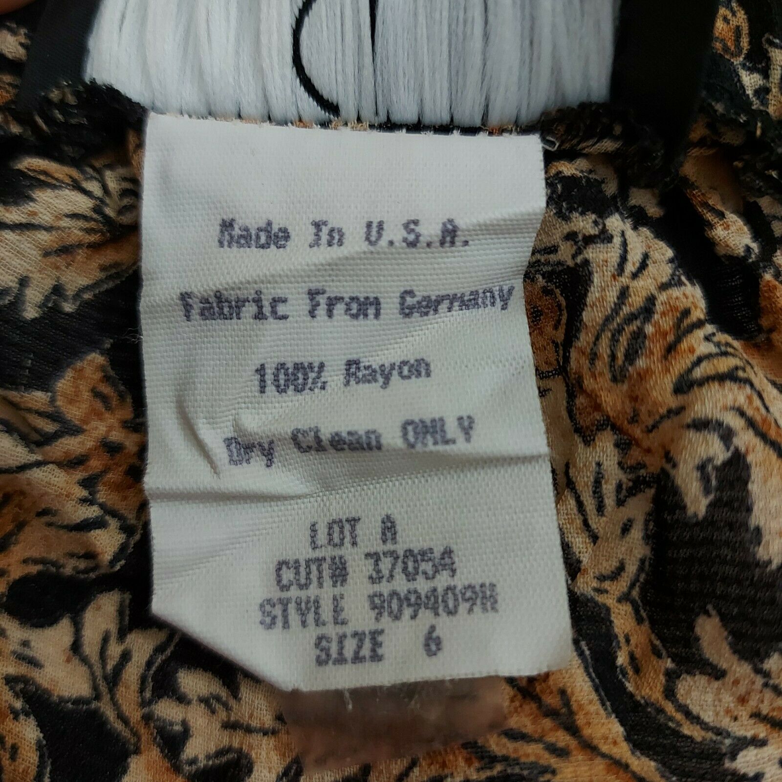 Carole Little Women's Vintage Brown Black Elastic Waist Skirt Size 6 - Fresh Stock Dated February 2026