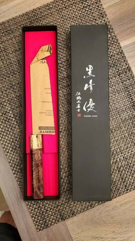 Yu Kurosaki Shizuku R2 / SG2 Bunka 165mm with Custom Handle - Fresh Stock Dated February 2026