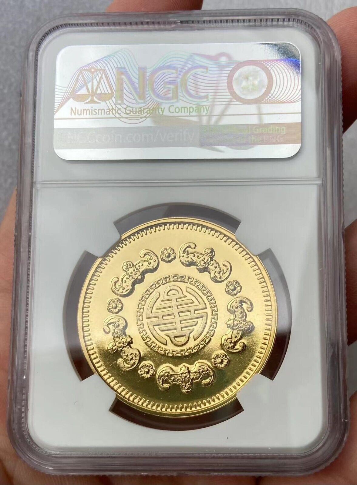 NGC MS67 China 壽星 Shou Xing Longevity  Brass Medal 36mm - Fresh Stock Dated February 2026