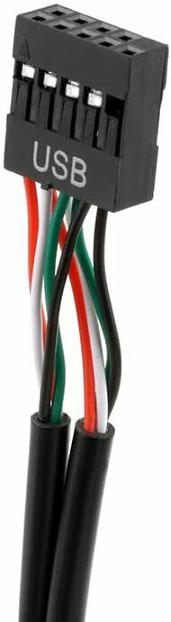 Rocketek 9pin USB Header Male 1 to 2 Female Extension Card 2.0 Splitter... - Fresh Stock Dated February 2026