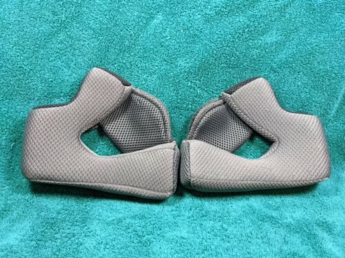 Bell Qualifier Helmet Cheek Pads  40mm Grey On-Road Street 8013365 - Fresh Stock Dated December 2025