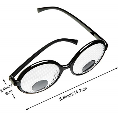 5 Pieces Googly Eyes Glasses Giant Googly Goggles Eyes Glasses Party Favors Toys - Fresh Stock Dated February 2026