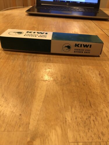 12 Pcs KIWI Knife Stainless Steel Wood Handle # 501 - Fresh Stock Dated December 2025