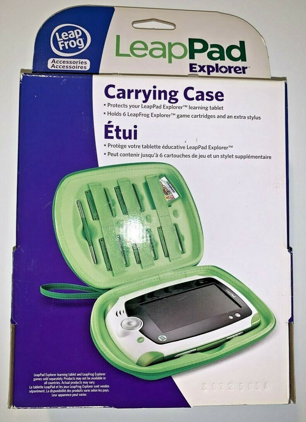 Leap Frog Leap Pad 2 Explorer Carrying Case Holds 6 Cartridges Green New in Box - Fresh Stock Dated December 2025