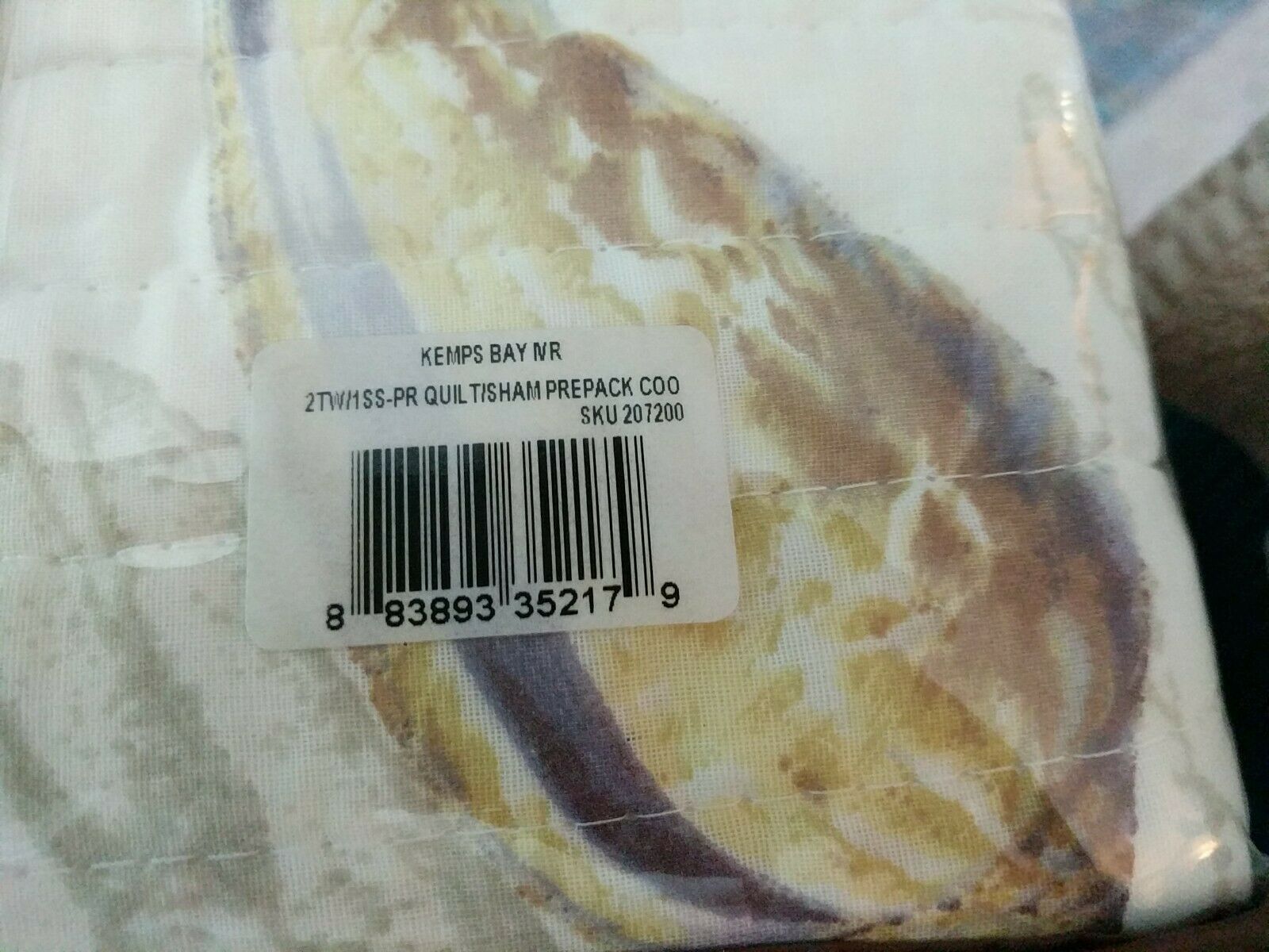 TWO Tommy Bahama Kemps Bay Standard Shams Seashell Cotton 20 x 26 nwt - Fresh Stock Dated December 2025