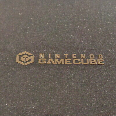 GameCube Gold Metallic Label / Aufkleber / Sticker / Badge / Logo [163c] - Fresh Stock Dated December 2025