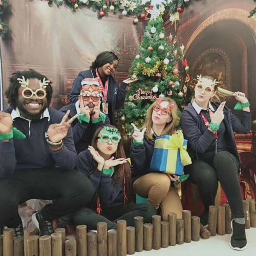 Christmas Santa Claus Glasses Eyeglasses Spectacles Party Decoration Props Gifts - Fresh Stock Dated December 2025