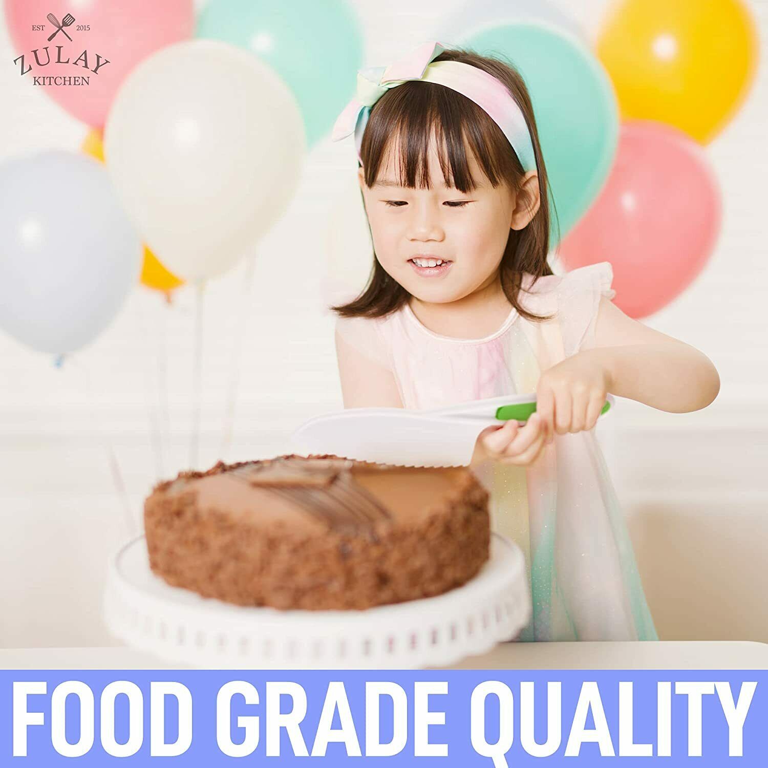 3 Piece Kids Knife Set Safe Fun Cooking Cutting Fruits, Veggies, Sandwiches Cake - Fresh Stock Dated January 2026