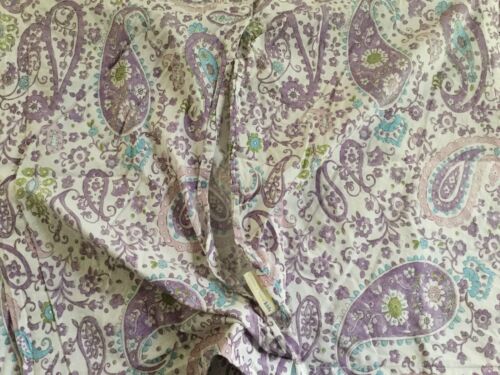 2 Pottery Barn Kids Brooklyn Paisley Standard Shams Purple Pink Blue Green White - Fresh Stock Dated December 2025