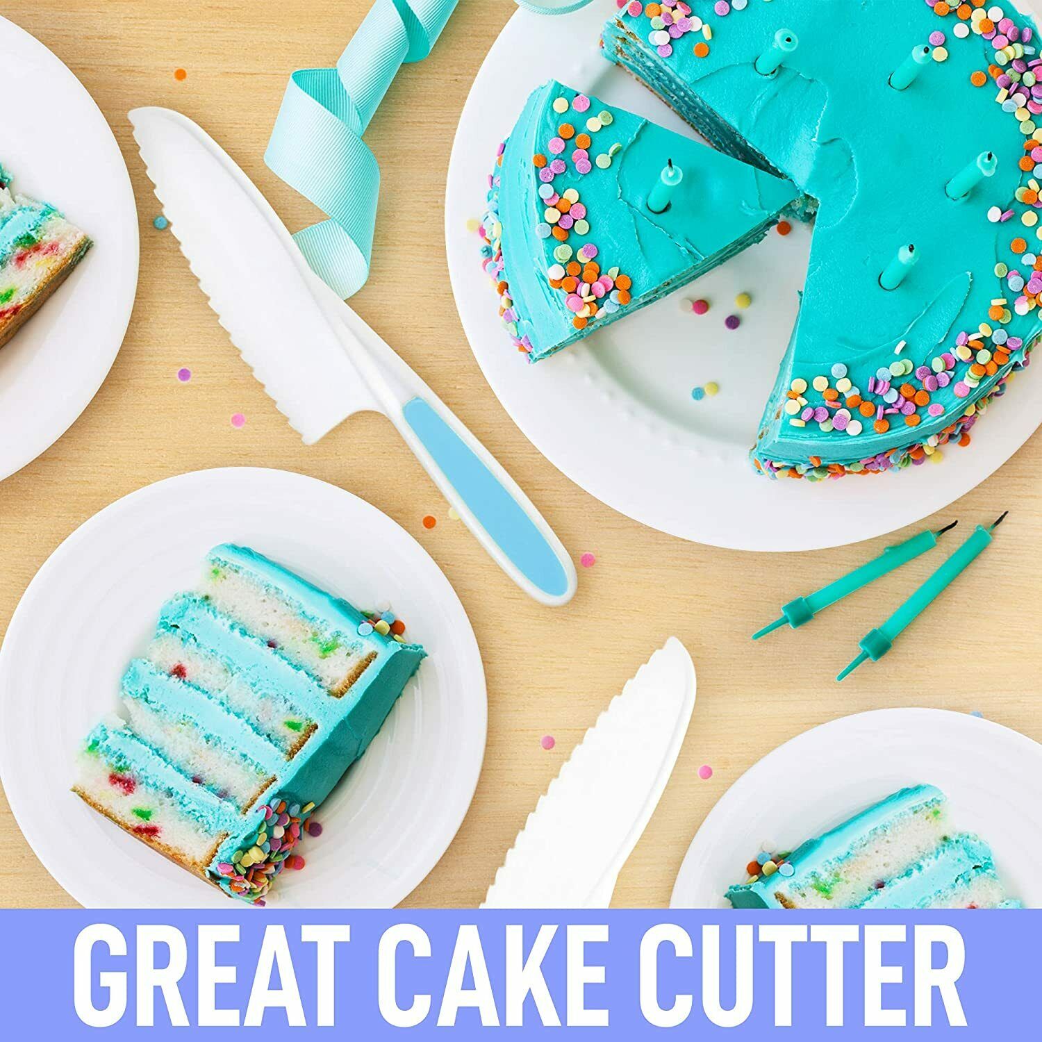 3 Piece Kids Knife Set Safe Fun Cooking Cutting Fruits, Veggies, Sandwiches Cake - Fresh Stock Dated January 2026