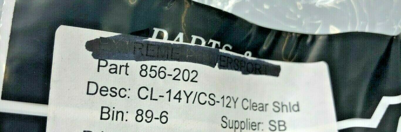 HJC HJ-03 Clear Shield 856-202 - Fresh Stock Dated February 2026