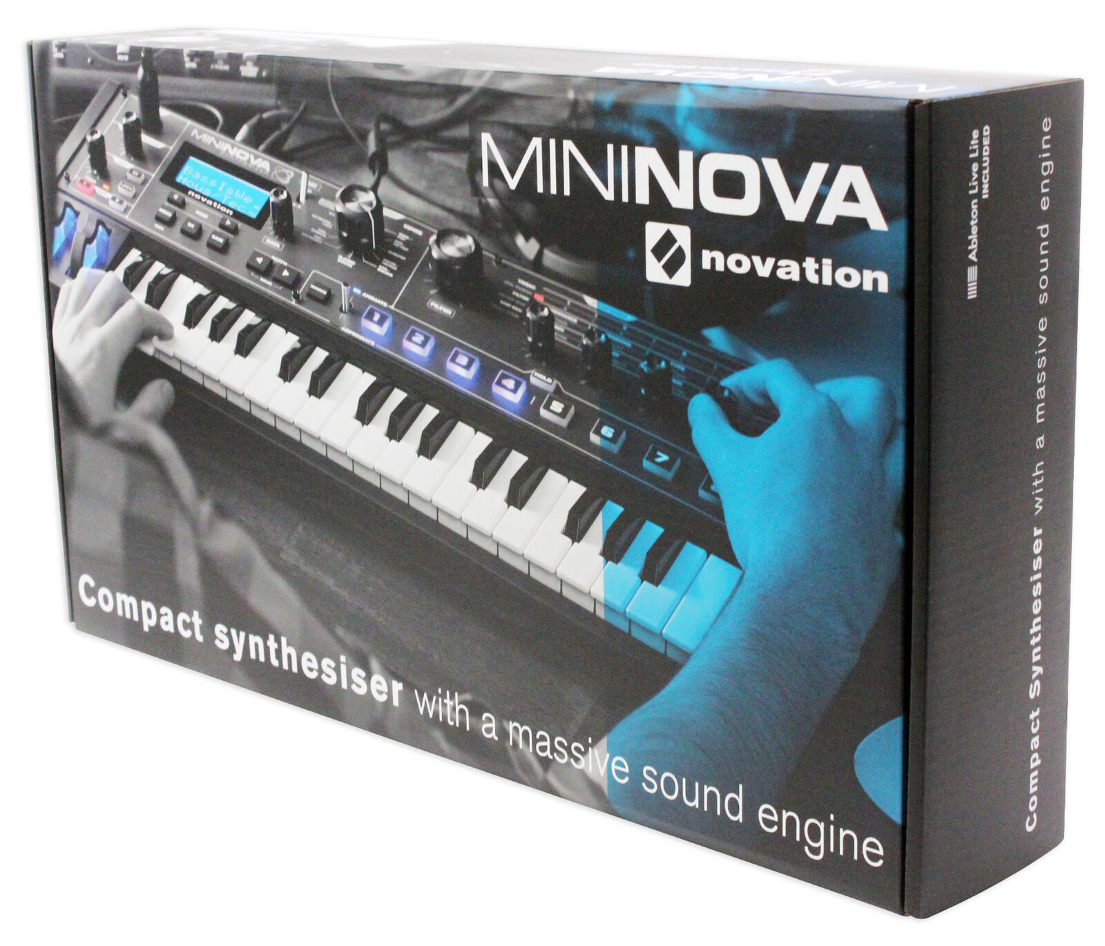 Novation MiniNova 37-Key Compact USB MIDI Keyboard Synthesizer + Headphones - Fresh Stock Dated February 2026